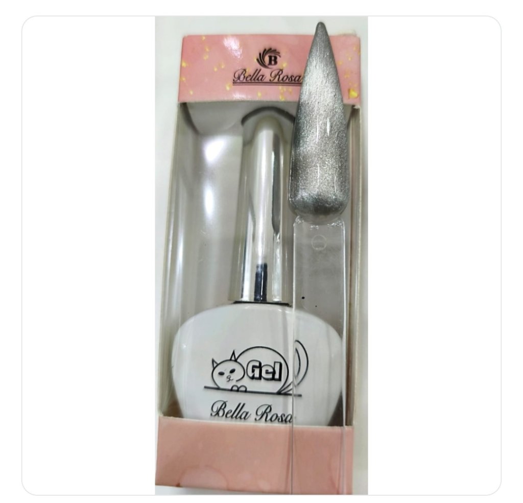 Esmalte em gel magnético - Prata 