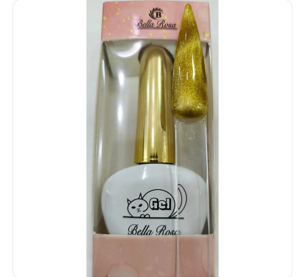 Esmalte em gel magnético - Dourado 