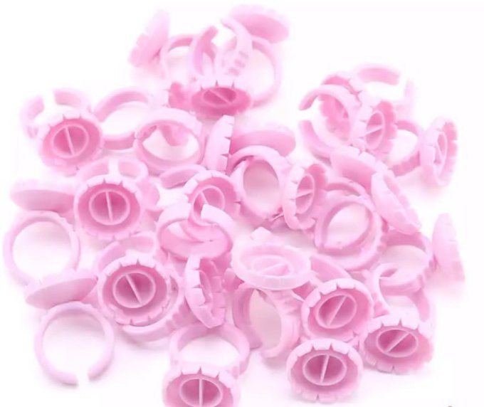 Anel batoque americano com flor 