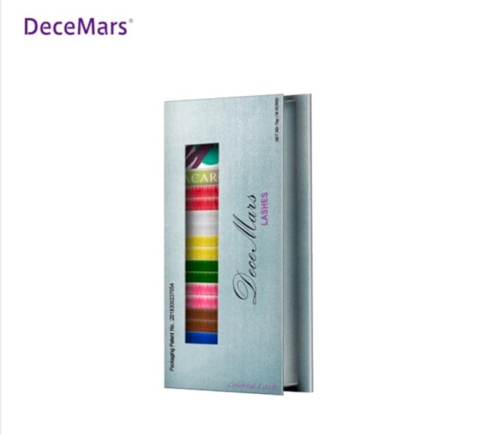 Cílios coloridos Decemars 