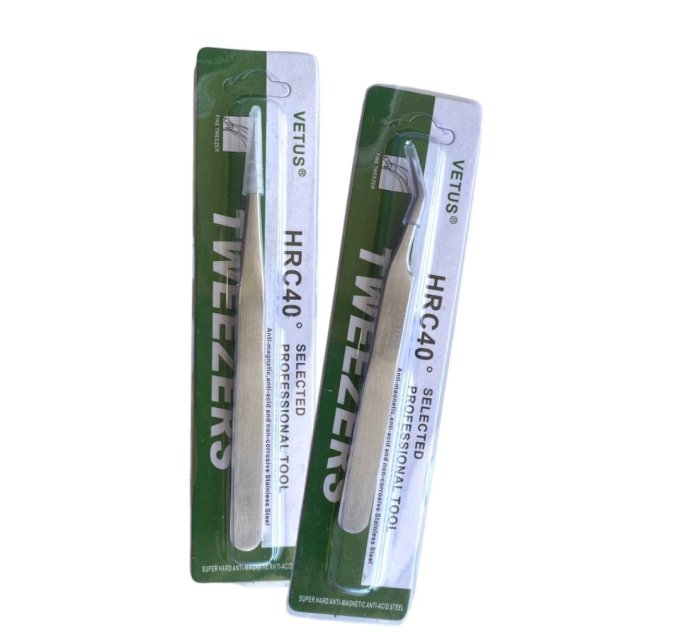 Pinça simples prata curva