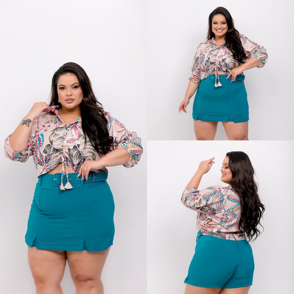 Conj. Short saia. Ref 301