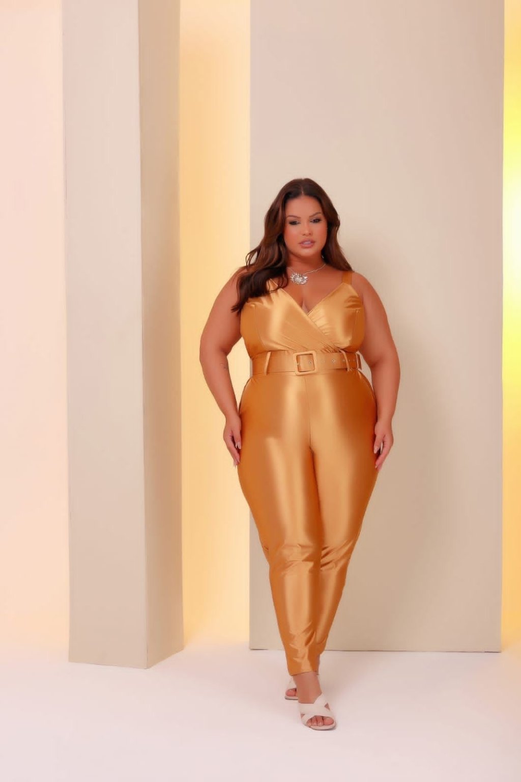 Macacão longo bitglos. Ref: 1176