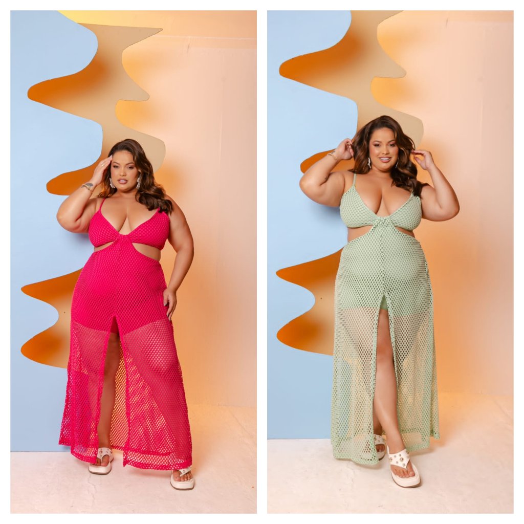 Vestidos moda praia. Ref: 1324