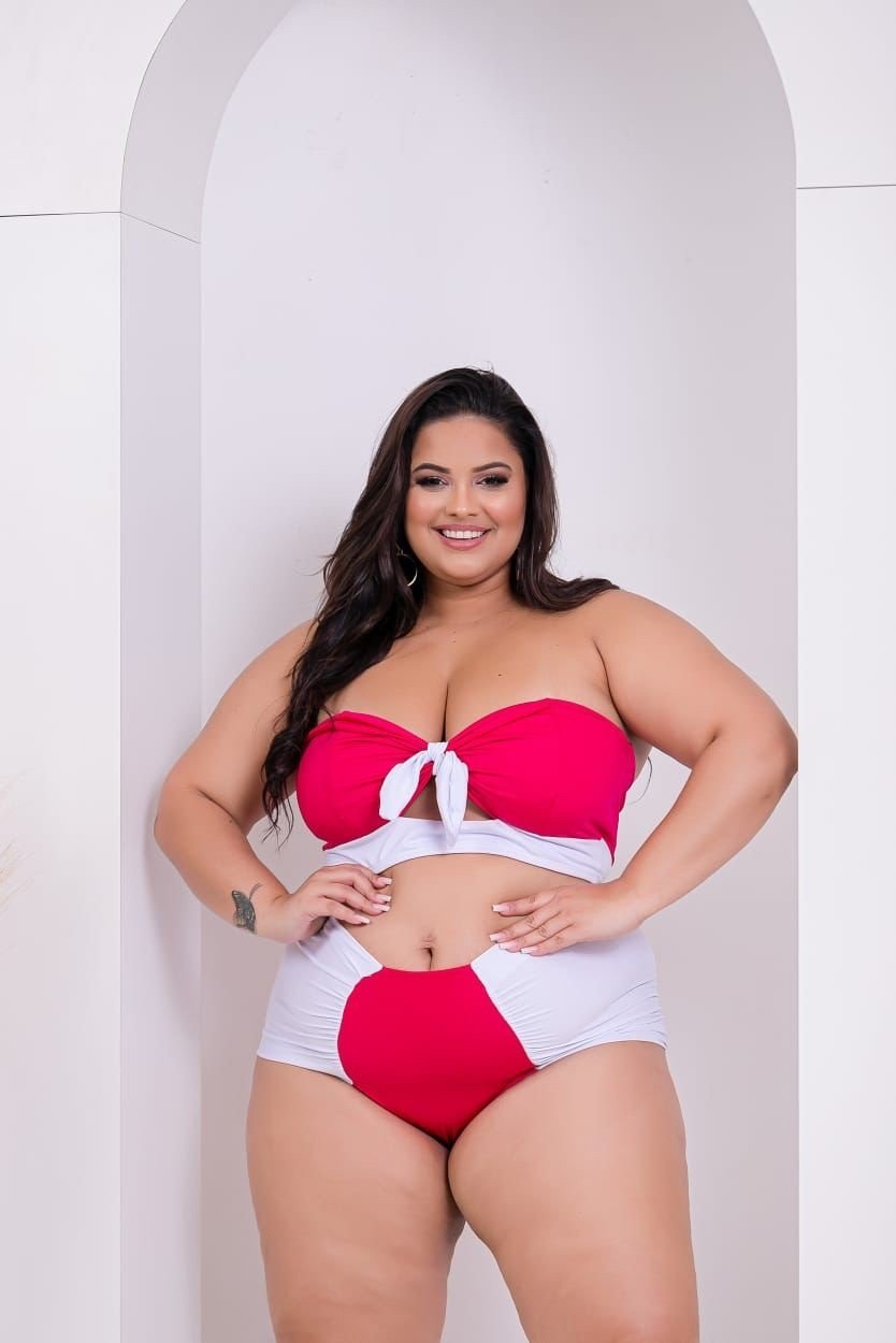 Biquíni com amarração na frente ref:052