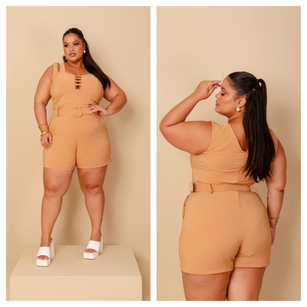 Macaquinho duas alças. Ref: 1473