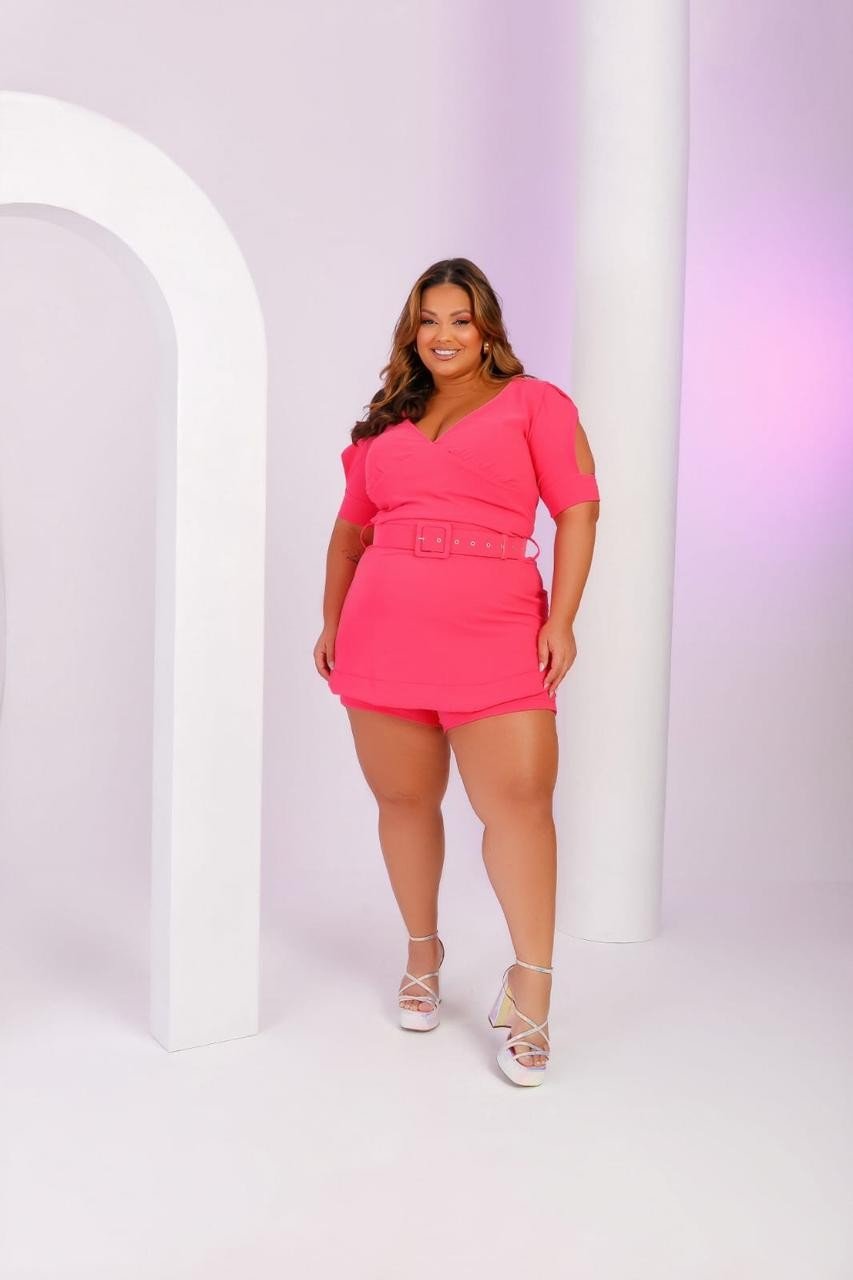 Macaquinho short saia. 991