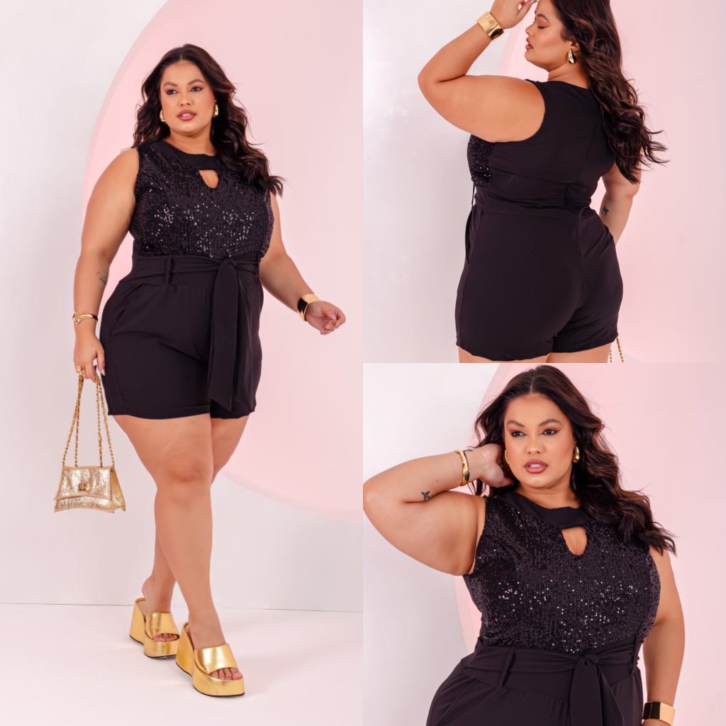 Macaquinho com paete e faixa ref 1522