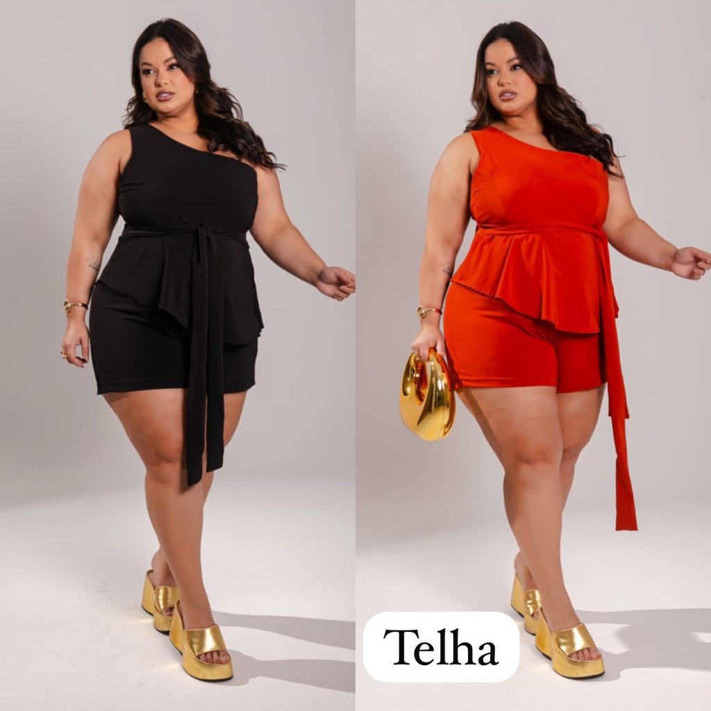 Macaquinho um ombro. Ref: 1604