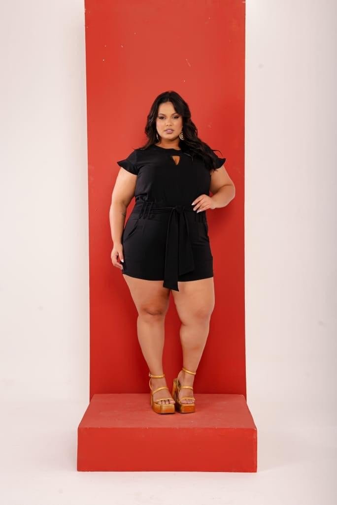 Conj. Short com faixa e blusa.  Ref: 1463