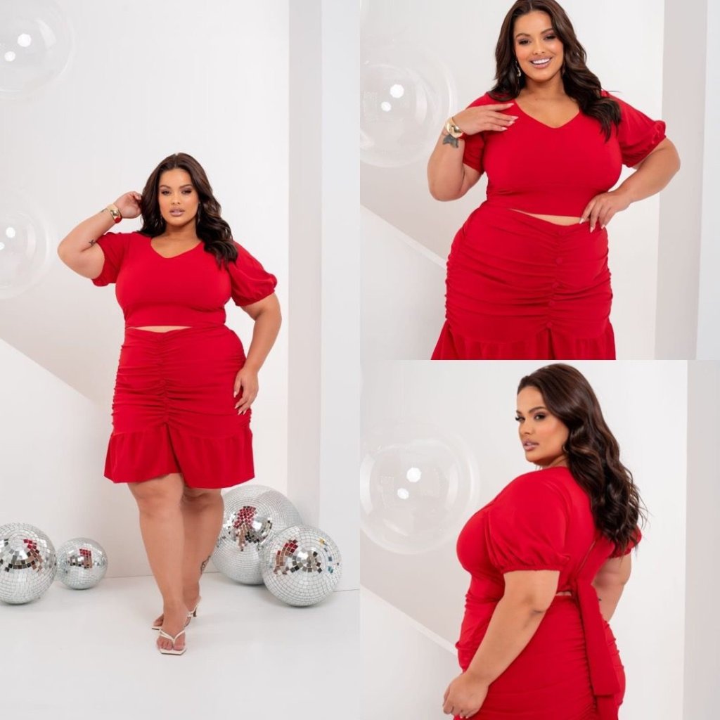 conjunto saia ref1988