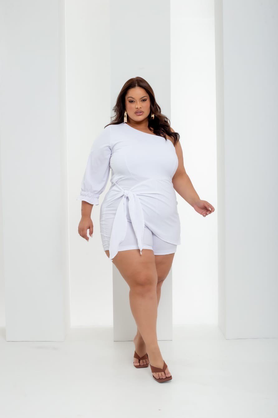 Macaquinho 1 manga longa +laço ref1975