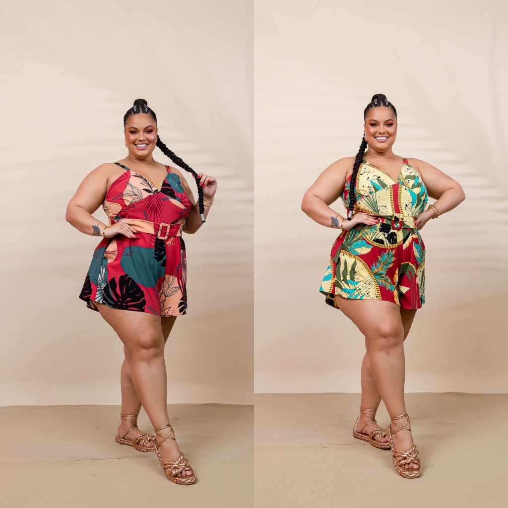 Macaquinho estampado. 1138