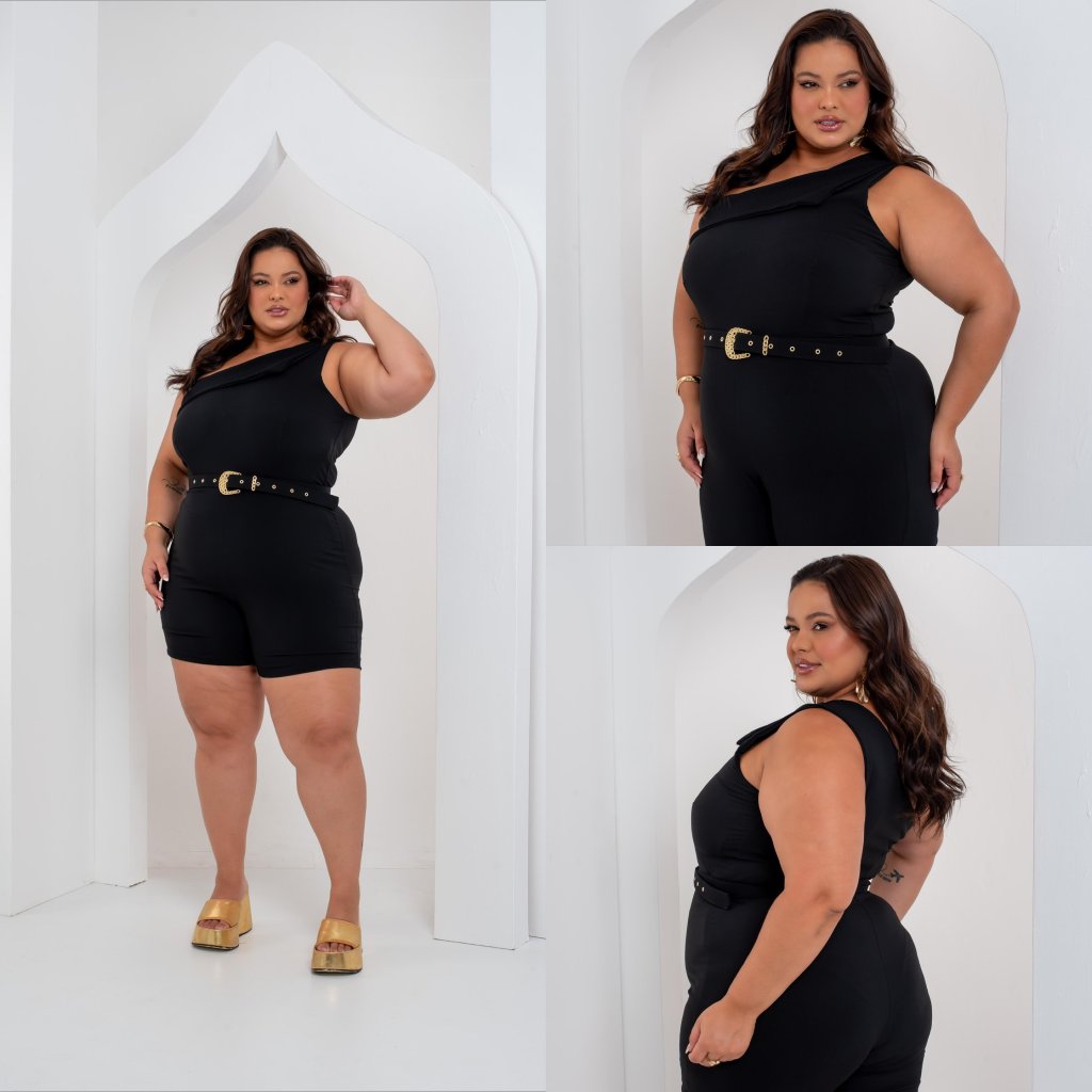 Macaquinho 1 maga + cinto ref2044