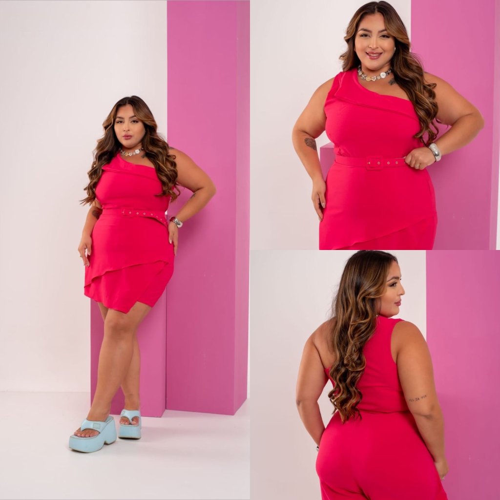 Macaquinho MIDSIZE 1 ombro +cinto ref 2091