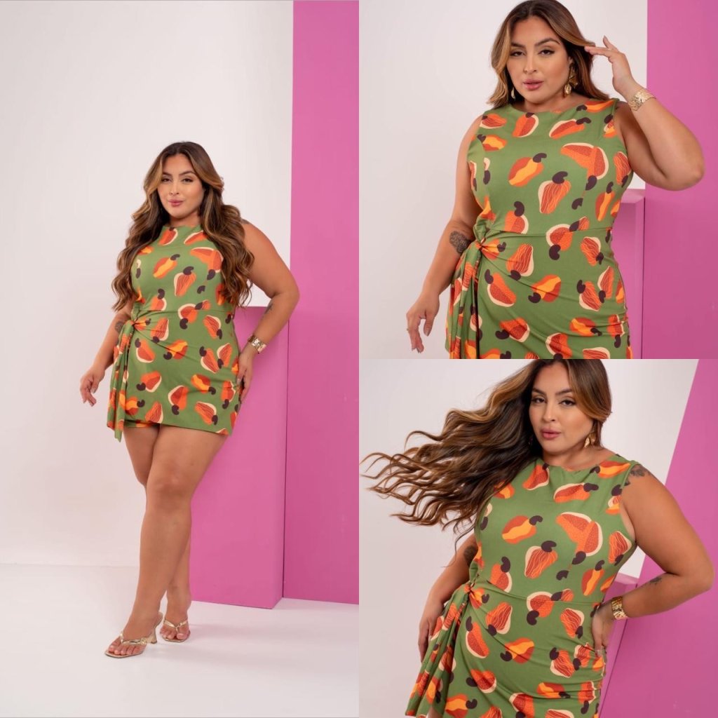 Macaquinho MIDSIZE laço no short ref2092