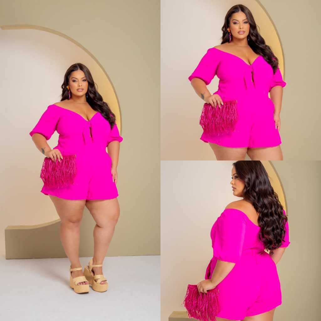 Macaquinho manga longa + nó nó peito ref2111