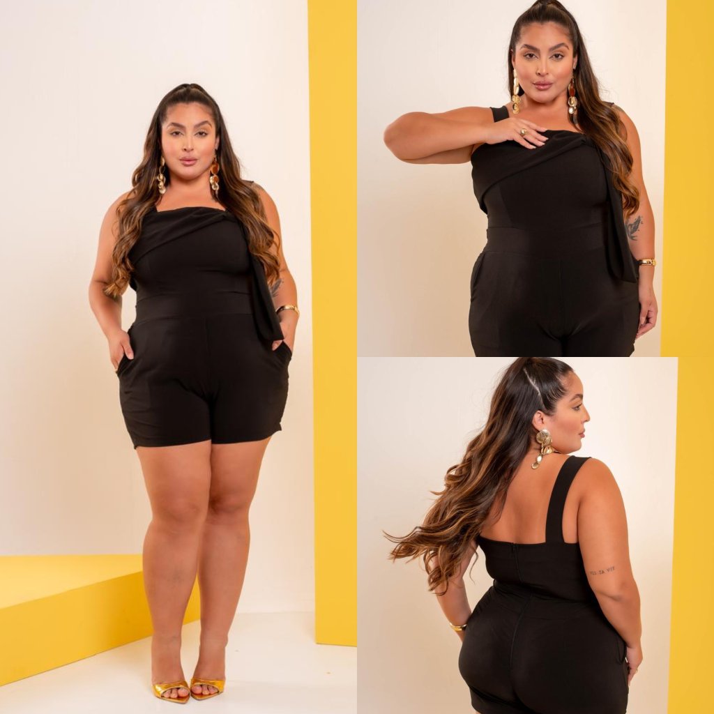 Macaquinho MIDSIZE com faixa na alça ref2123