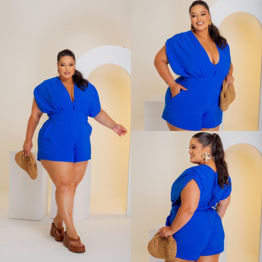 Macaquinho manga + cropped por dentro ref 2138