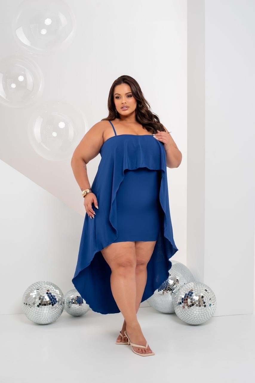 vestido alça + calda ref1992