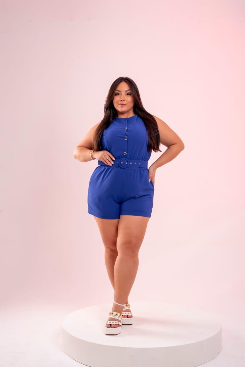 Macaquinho midsize de botão. Ref: 1449