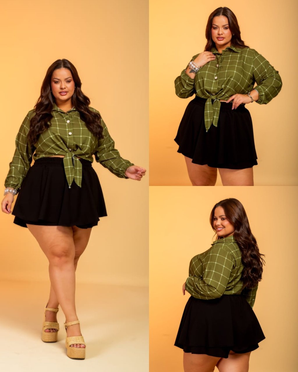 Short saia PLUSSIZE 48/50