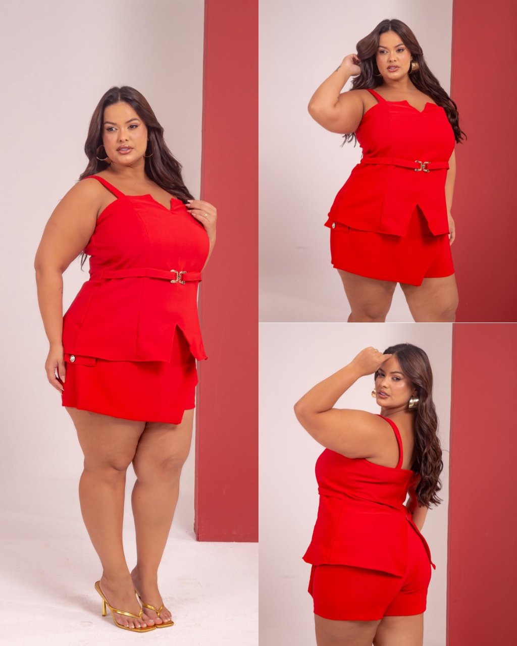 Conj short PLUSSIZE 48/50