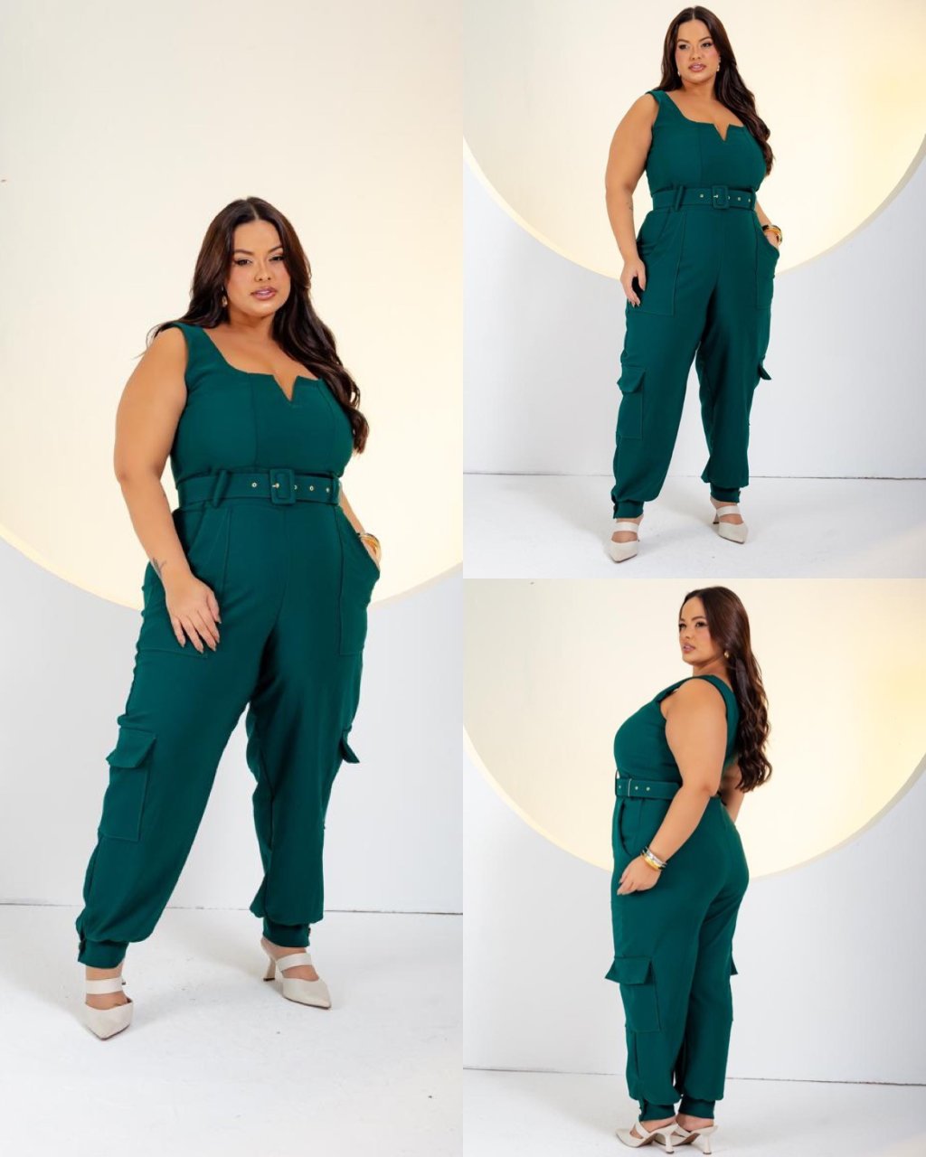 Macacão longo PLUSSIZE 48/50