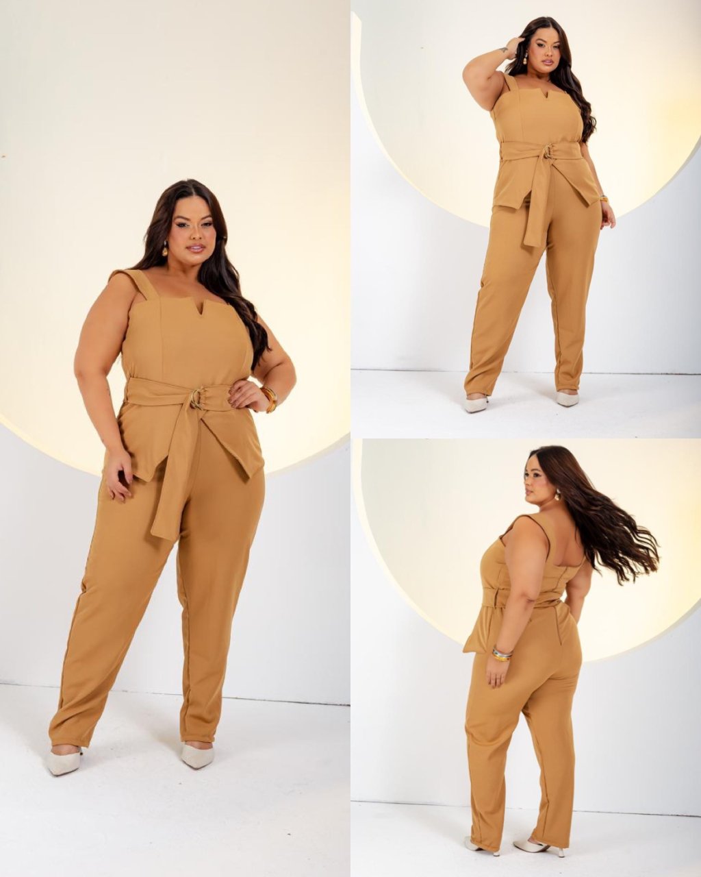 Macacão longo PLUSSIZE 48/50