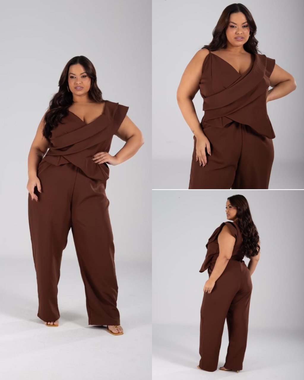 Macacão longo PLUSSIZE 48/50