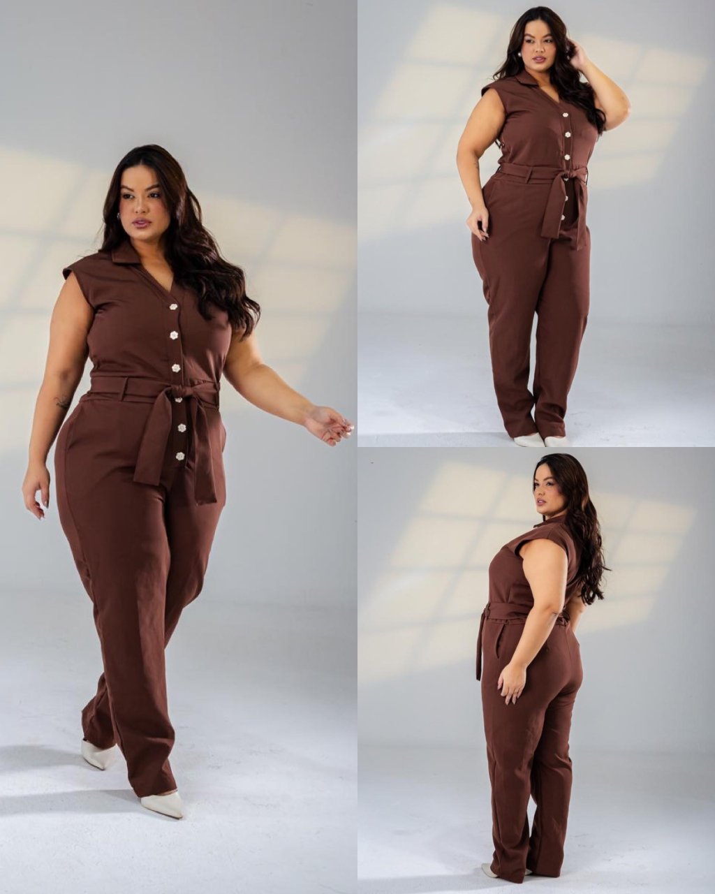 Macacão longo PLUSSIZE 48/50