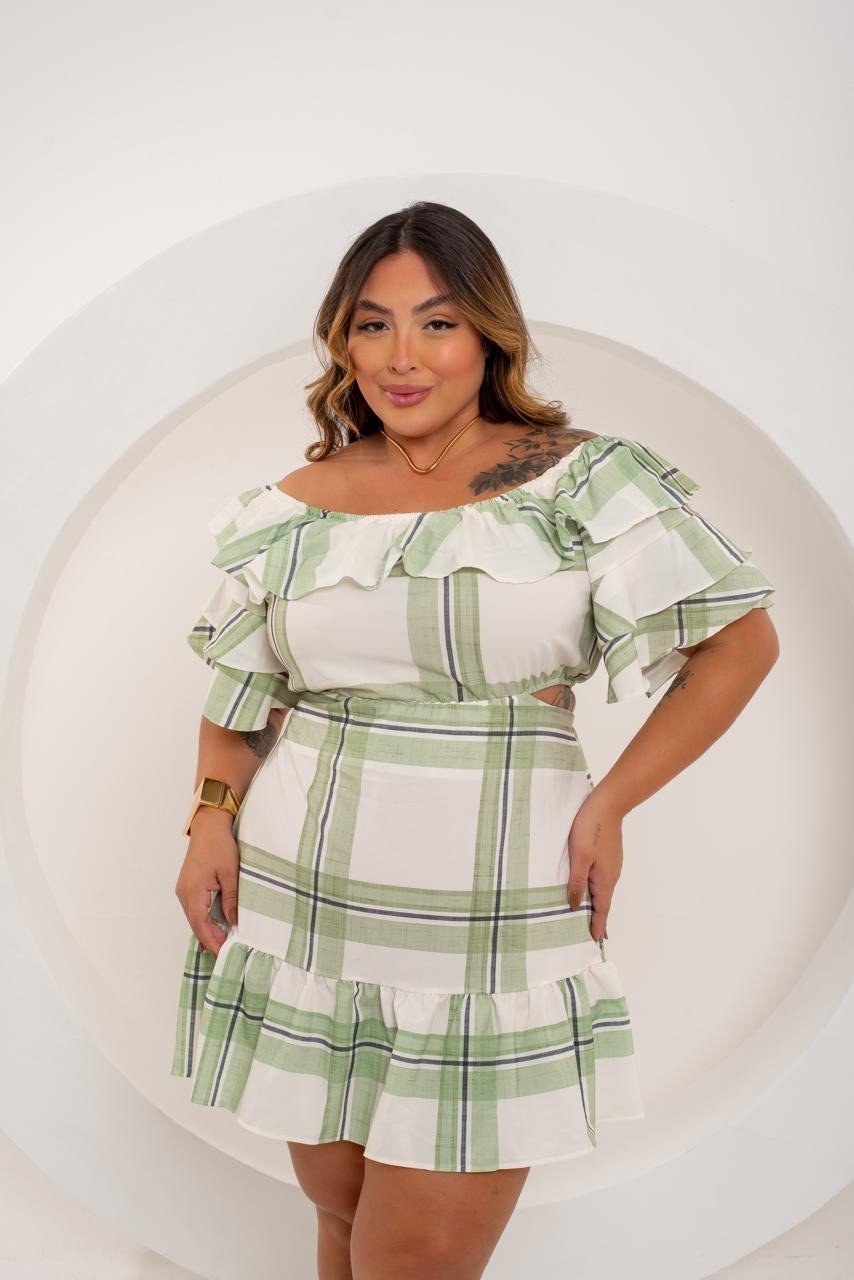 Vestido xadrez MIDSIZE 44/46