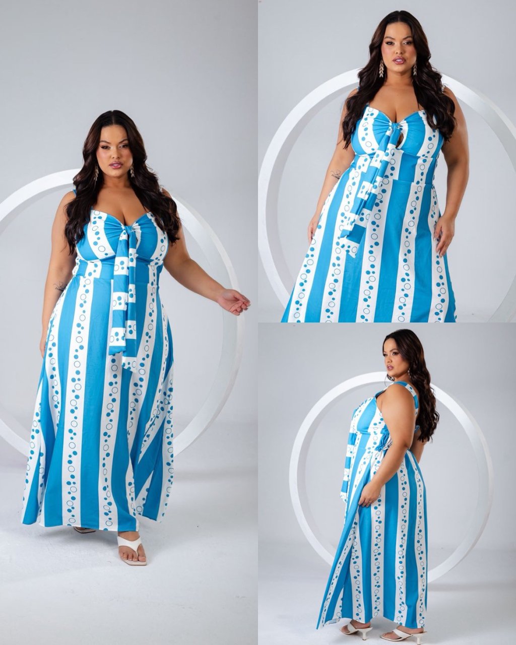Vestido longo PLUSSIZE 48/50 ref2753