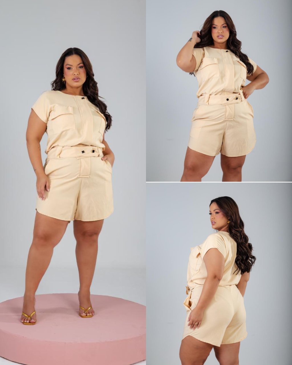 Macaquinho PLUSSIZE 48/50 ref 2763