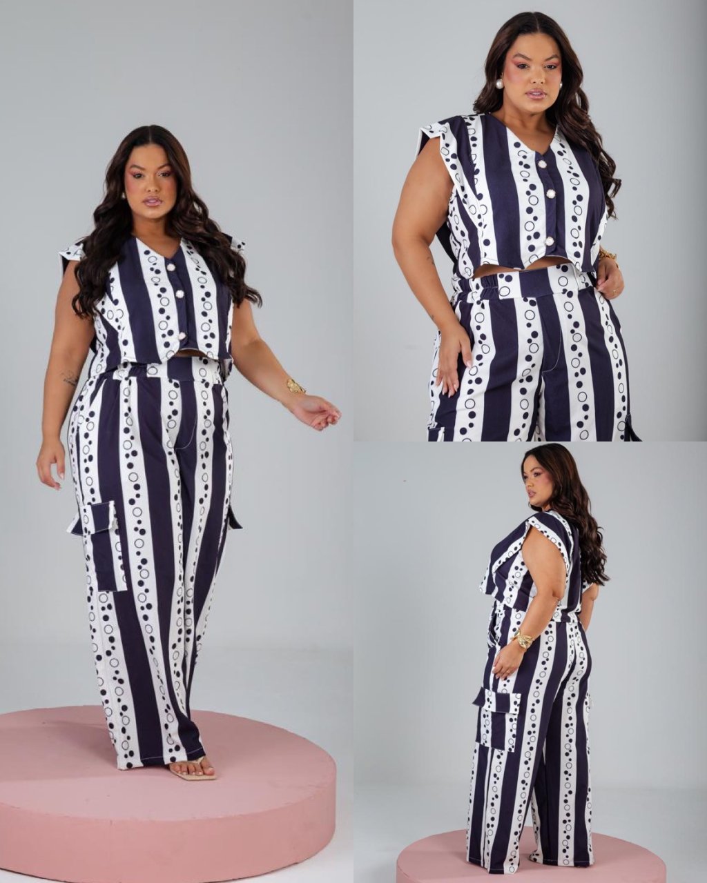 Conjunto calça PLUSSIZE 48/50 ref2767