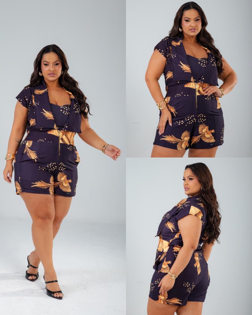Macaquinho + top PLUSSIZE 48-50 ref2778
