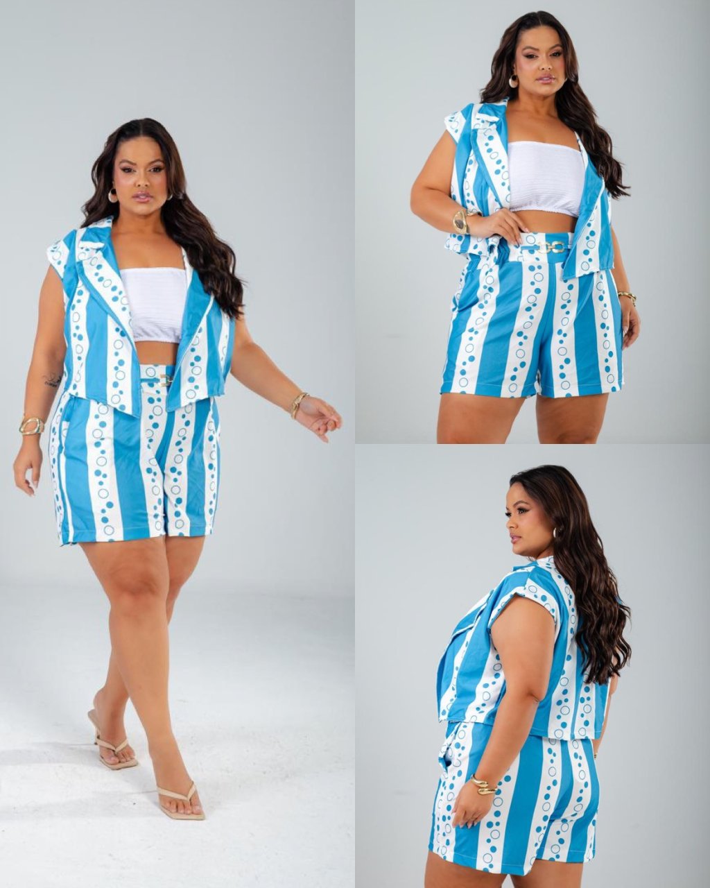 Conjunto 3 peças PLUSSIZE ref2779