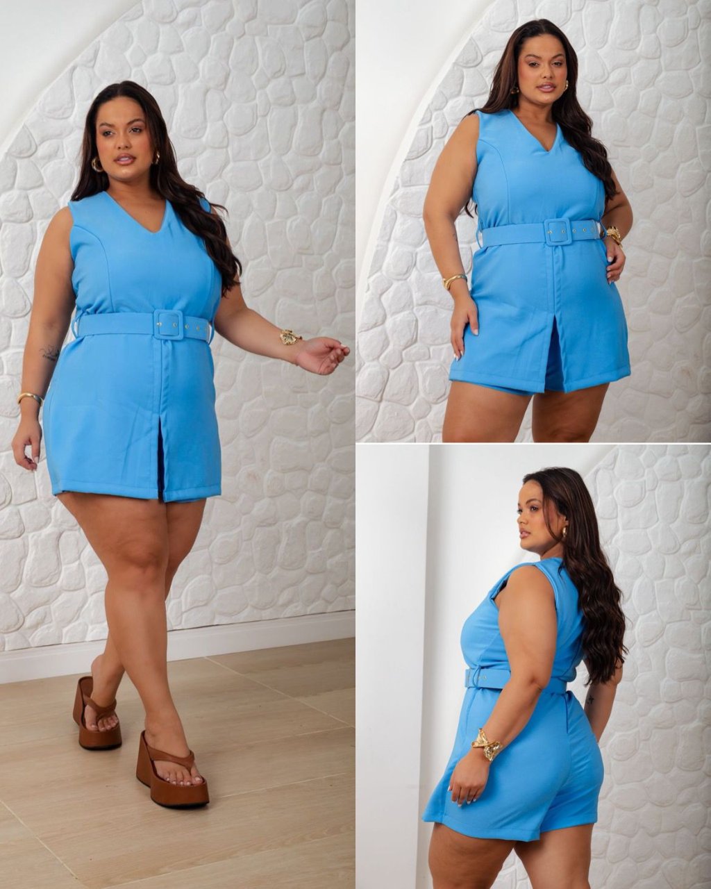 Macaquinho PLUSSIZE ref2803