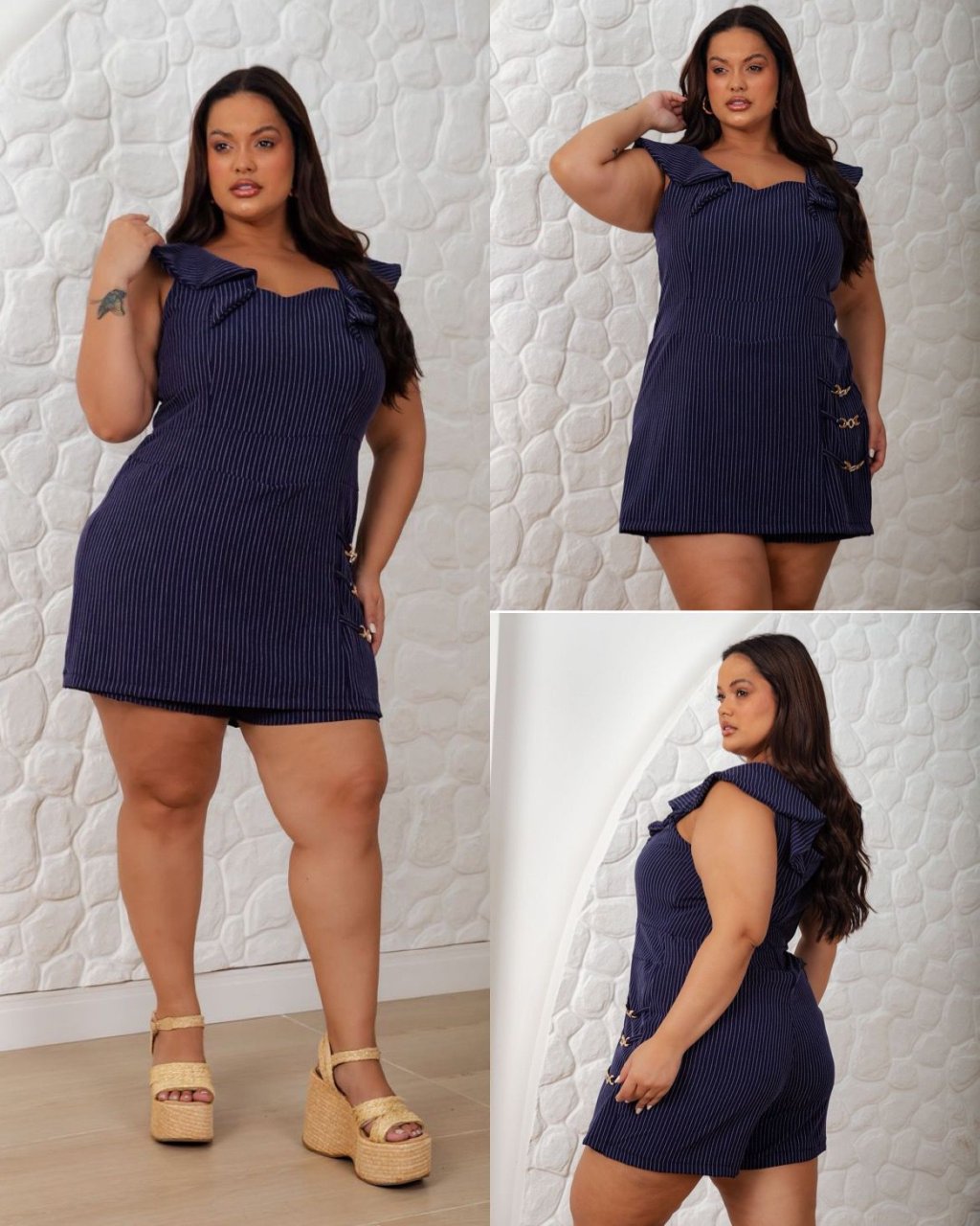 Macaquinho PLUSSIZE ref2804