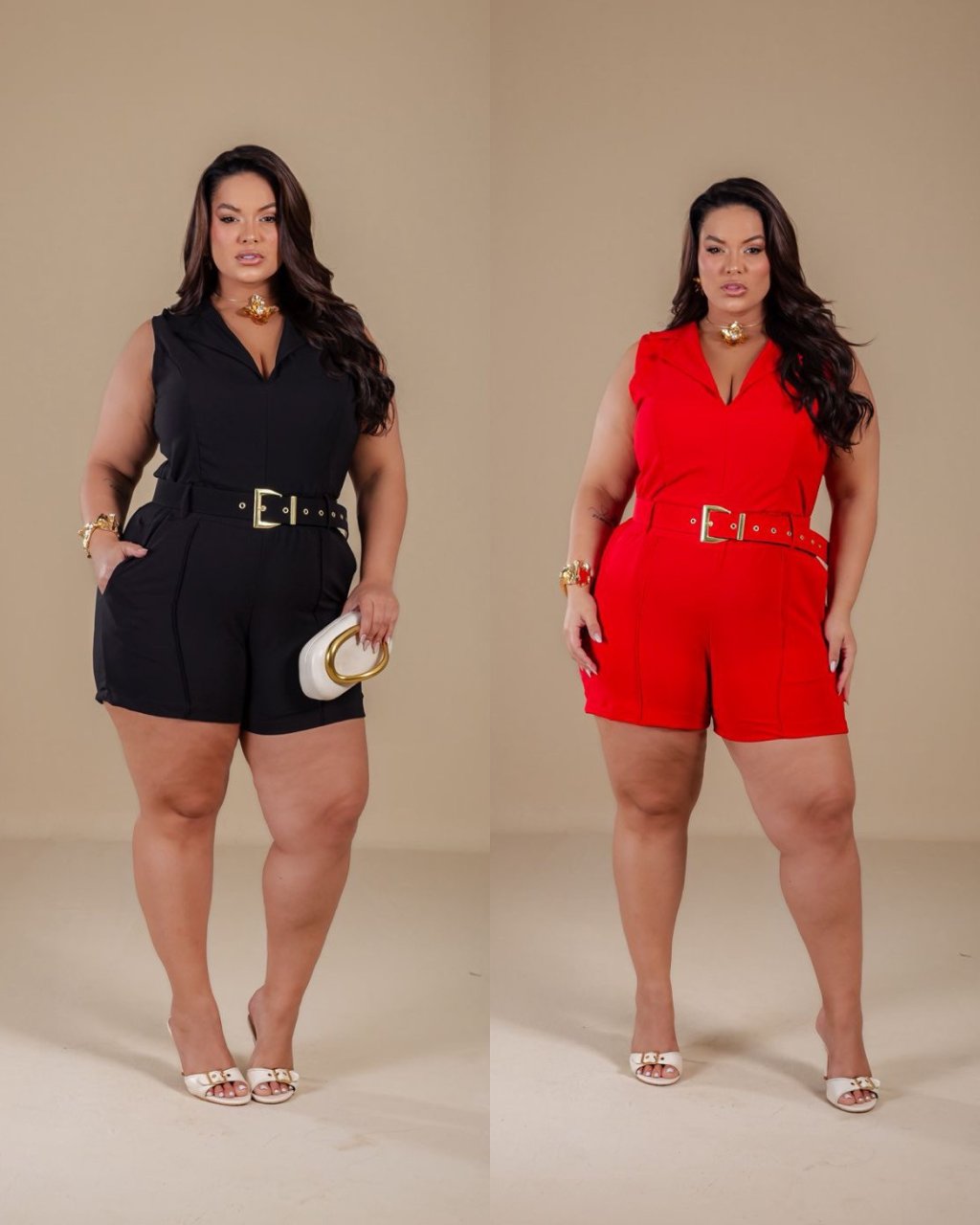 Macaquinho PLUSSIZE 48/50 ref2825