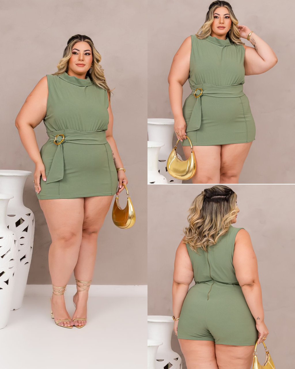 Macaquinho 48/50 PLUSSIZE REF2843
