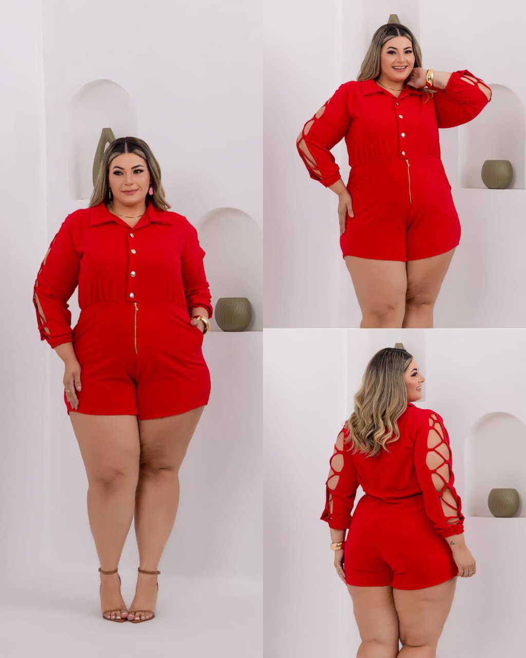 Macaquinho PLUSSIZE 48/50 ref2873