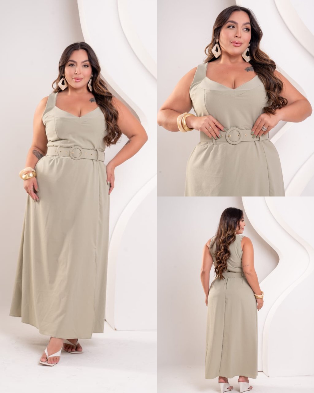 Vestido longo MIDSIZE 44/46 ref2881