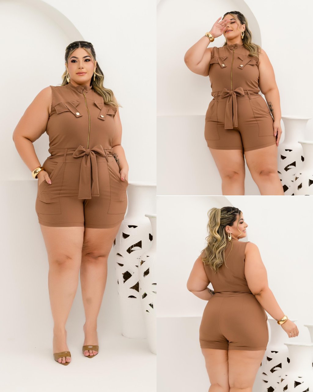 Macaquinho PLUSSIZE 48/50 ref2883