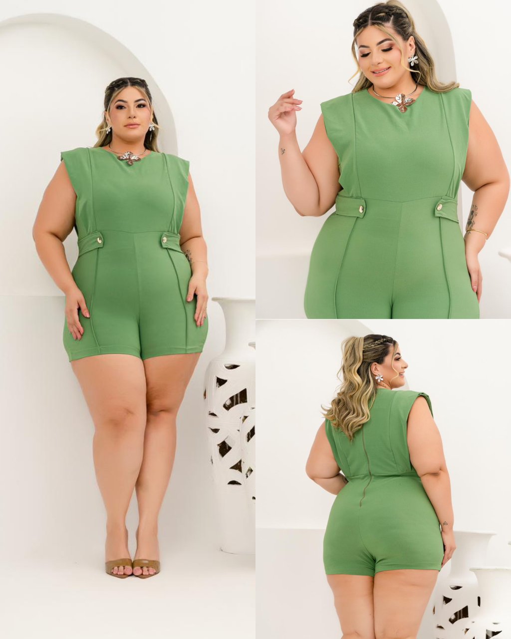 Macaquinho PLUSSIZE 48/50 ref2884