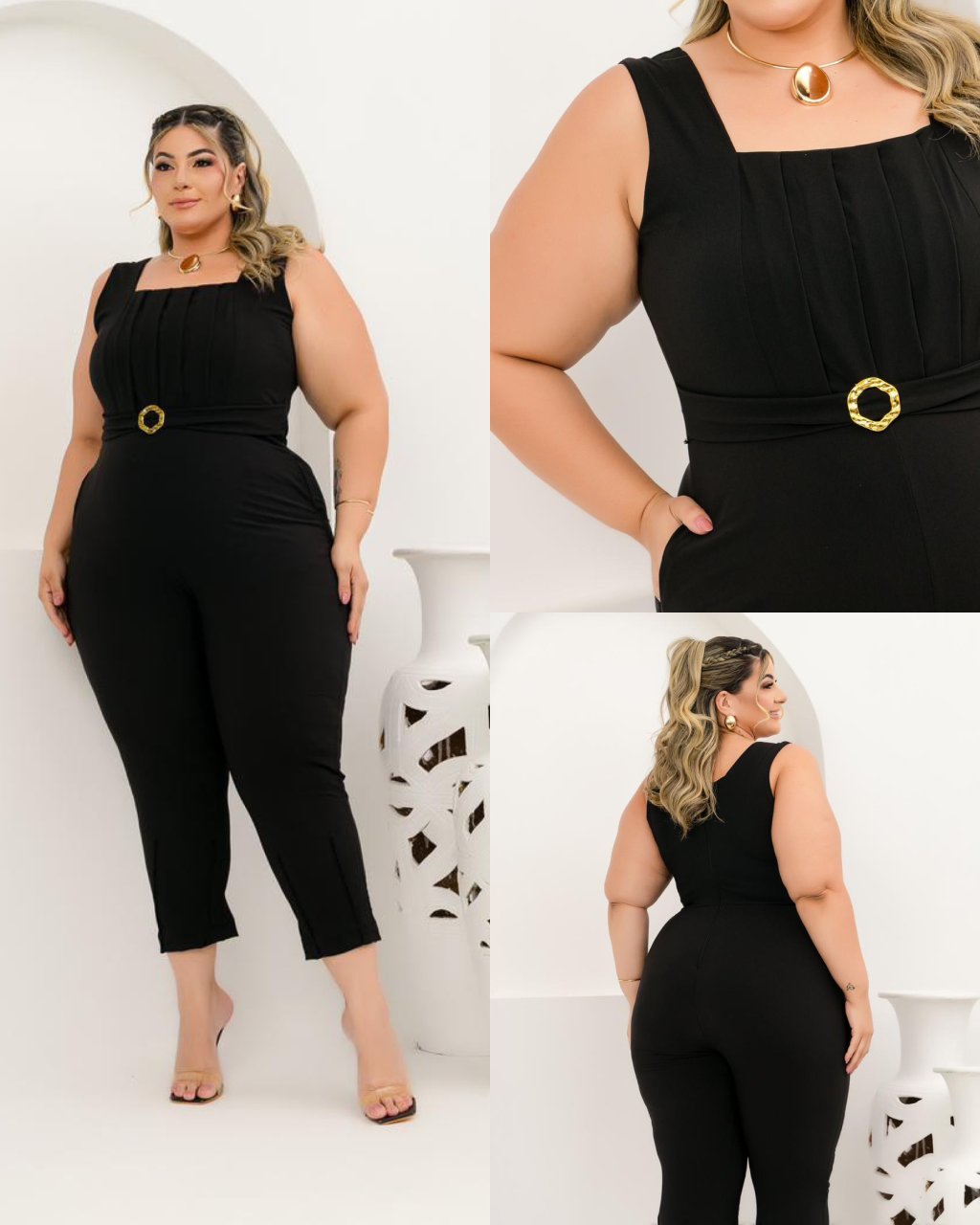 Macacão panta PLUSSIZE 48/50 REF2888