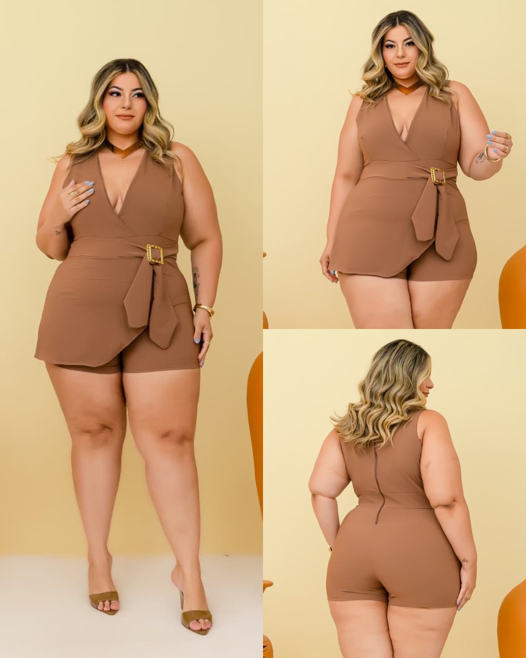 Macaquinho PLUSSIZE 48/50 ref2893