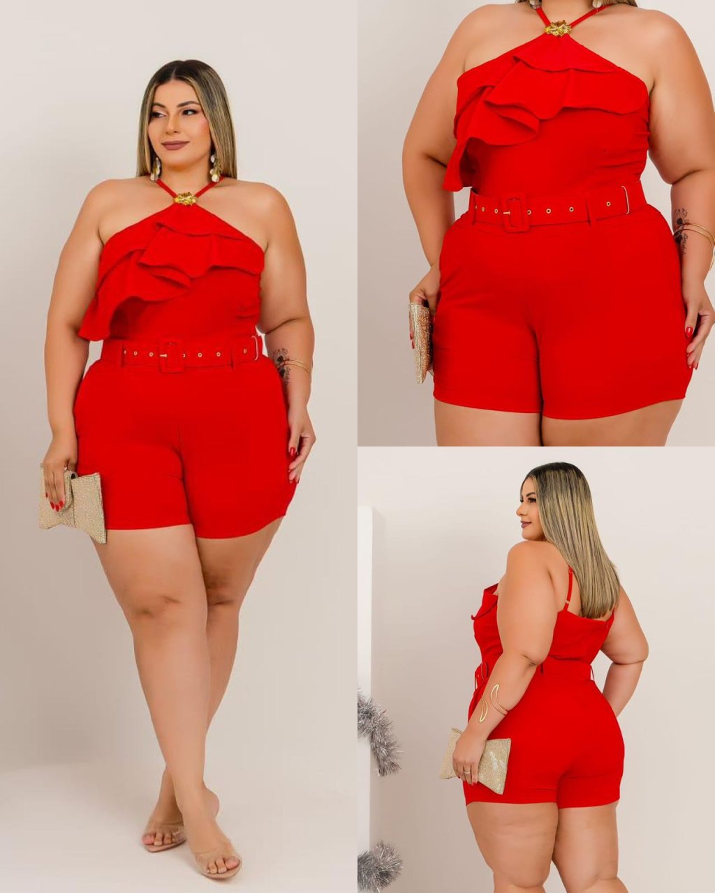 Macaquinho babadinho PLUSSIZE 48/50. REC: 2960