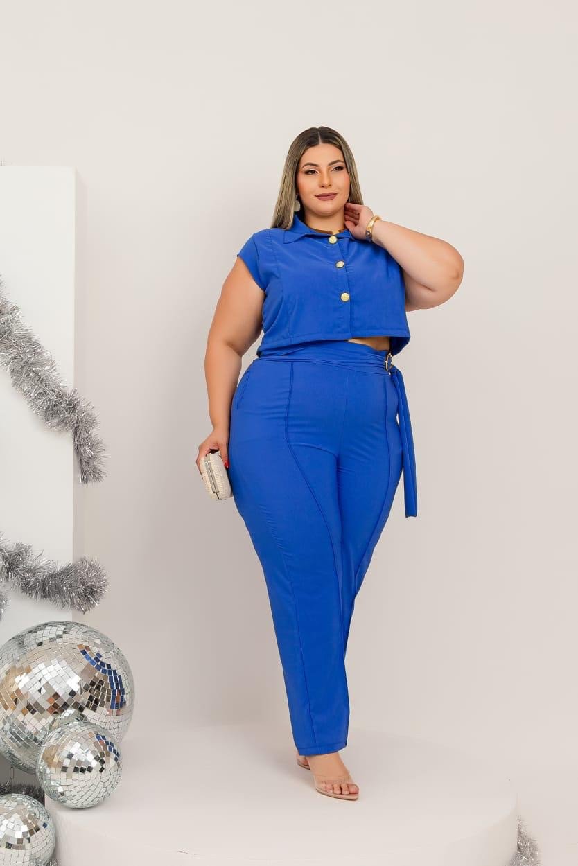 Conjunto de calça PLUSSIZE 48/50. Ref: 2962