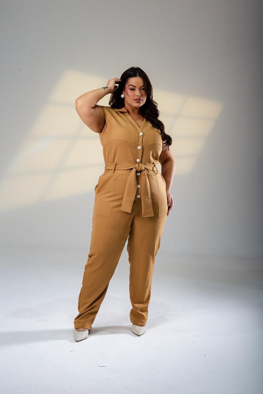 Macacão longo PLUSSIZE 48/50